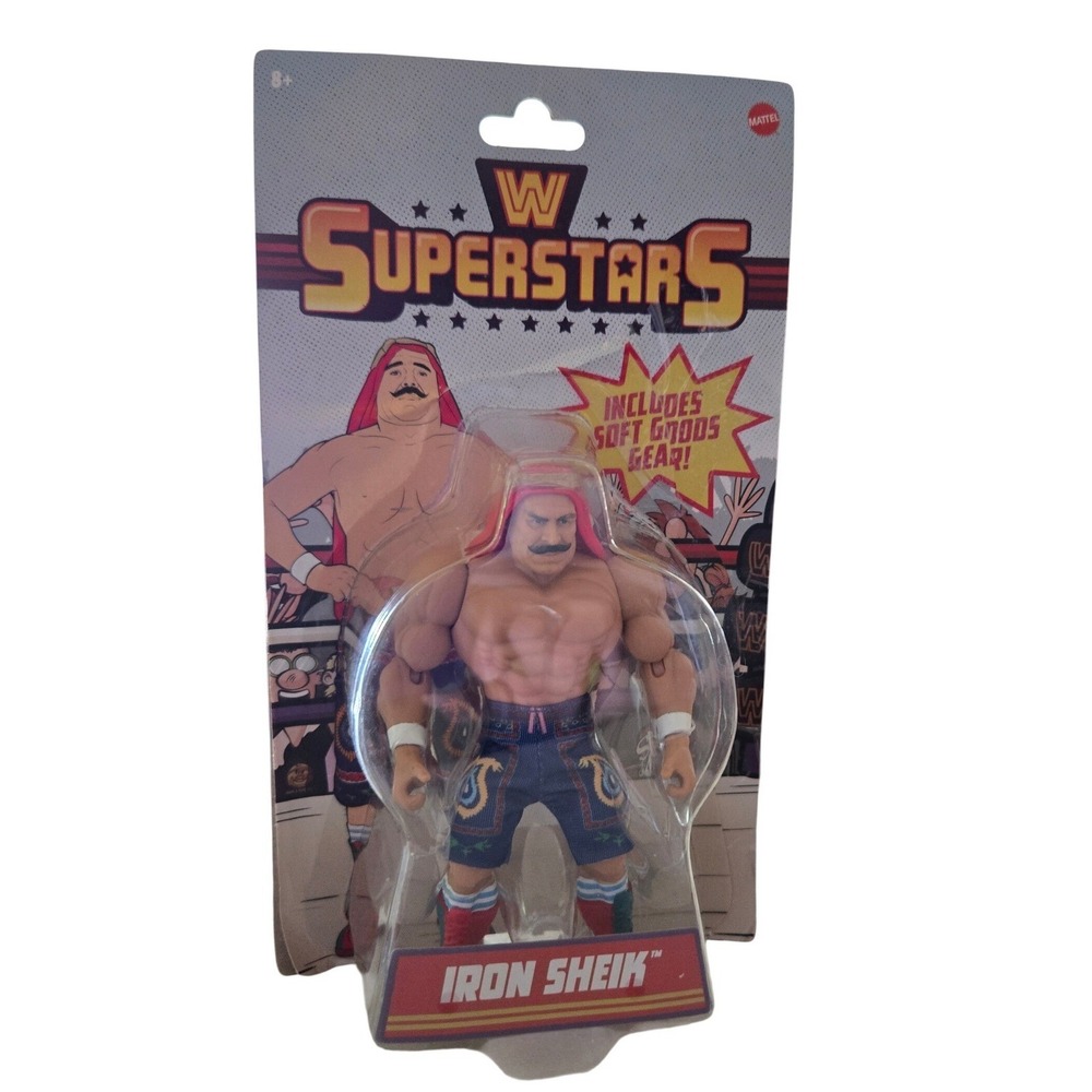 Mattel Action Figure Men 6in Blue WWE Superstars Series 14 Iron Sheik
